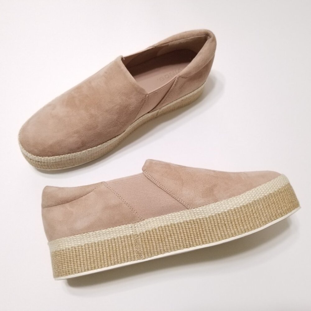 ✨ NWOB Vince Wilden Suede Espadrille Platform Sneakers Size 8, 10 ✨ - Picture 9 of 15
